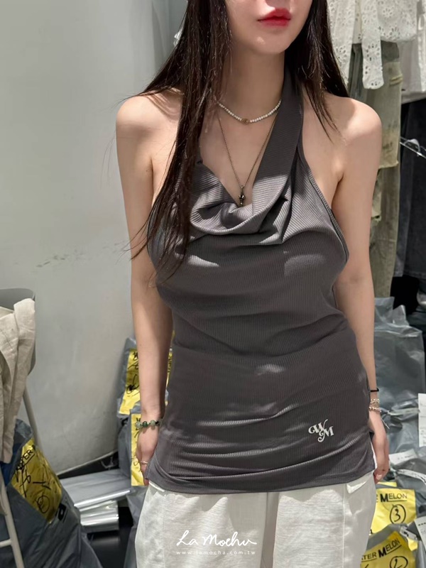 (限量商品)拉伸領美背上衣